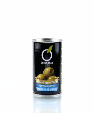 Aceitunas manzanilla rellenas de anchoa extra grandes