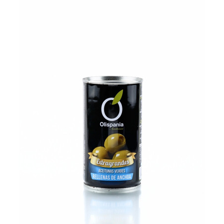 Aceitunas manzanilla rellenas de anchoa extra grandes