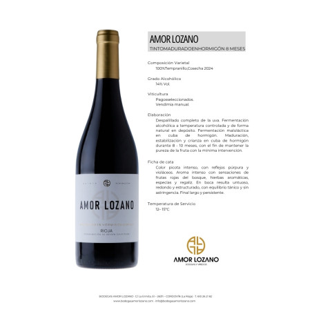 Amor Lozano madurado en Hormigón