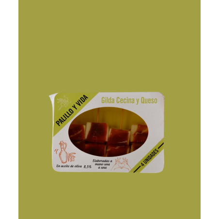 Gilda de cecina y queso