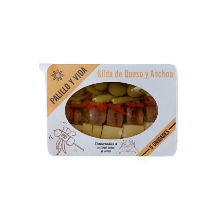 Gilda de queso y anchoa