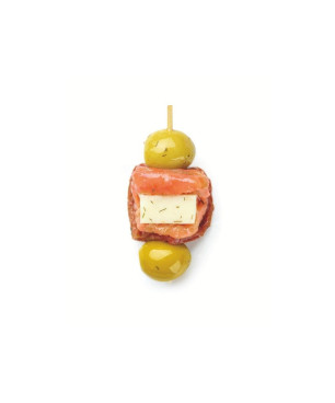 Gilda de salmón y queso