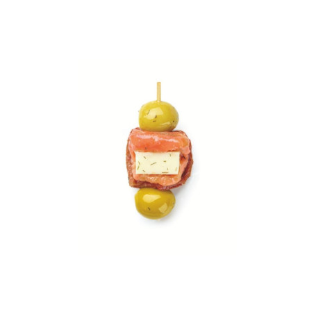 Gilda de salmón y queso