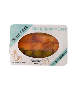 Gilda de salmón y queso