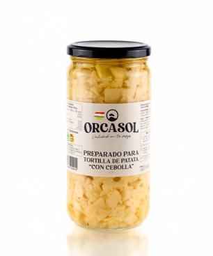 Preparado de Tortilla con Cebolla