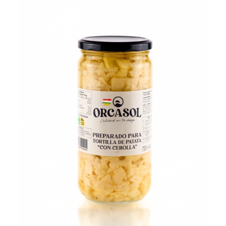 Preparado de Tortilla con Cebolla
