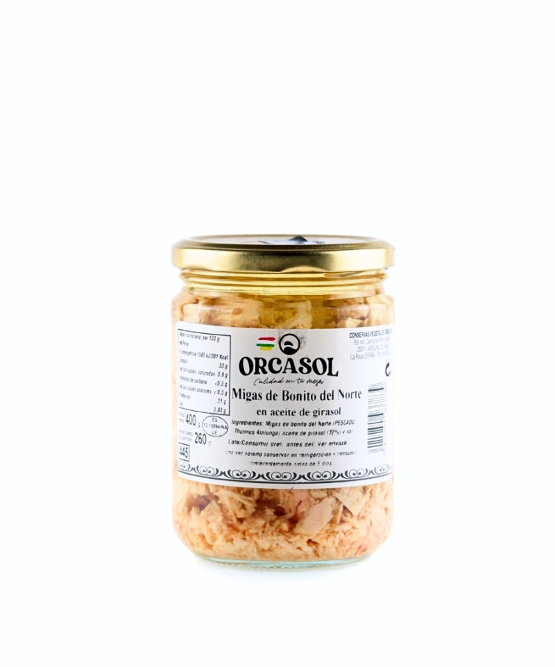 Migas de Bonito con aceite