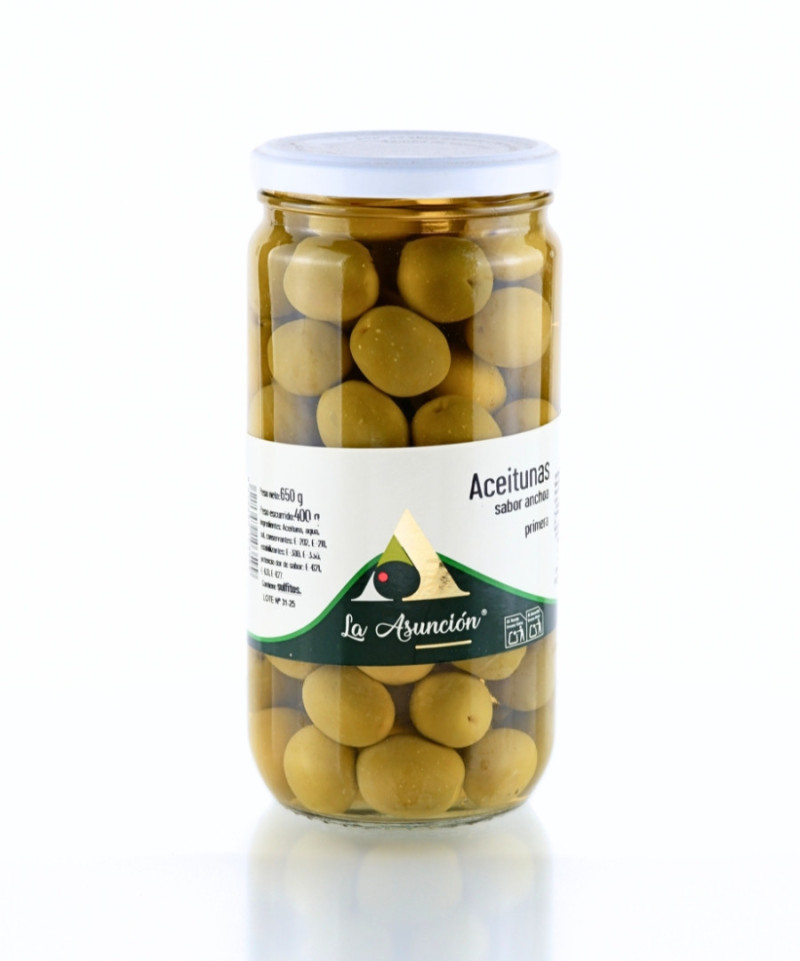 Aceitunas sabor anchoa