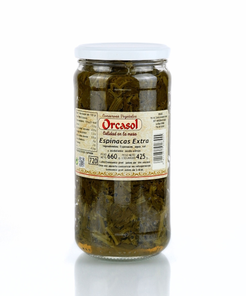 Espinacas Extra al Natural