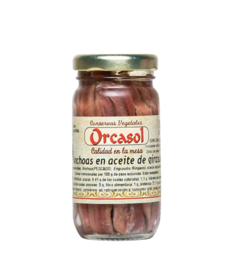 Filetes de anchoa en aceite de girasol