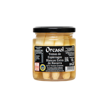 Yemas de espárragos blancos extra de Navarra