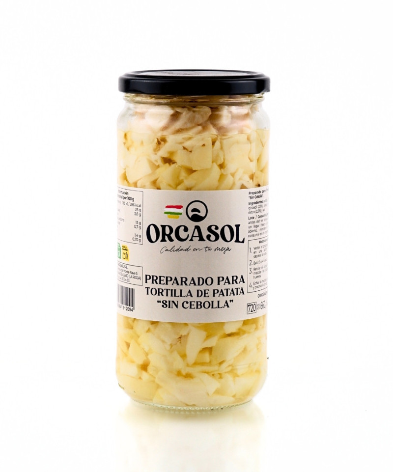 Preparado de Tortilla sin Cebolla