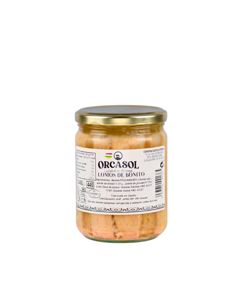 Lomos de bonito con aceite Lomos de bonito con aceite