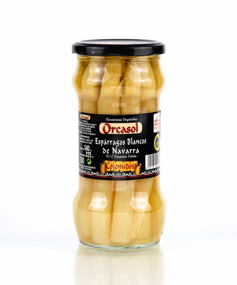 Espárragos Blancos de Navarra 9/12 gruesos extra Espárragos Blancos de Navarra 9/12 gruesos extra